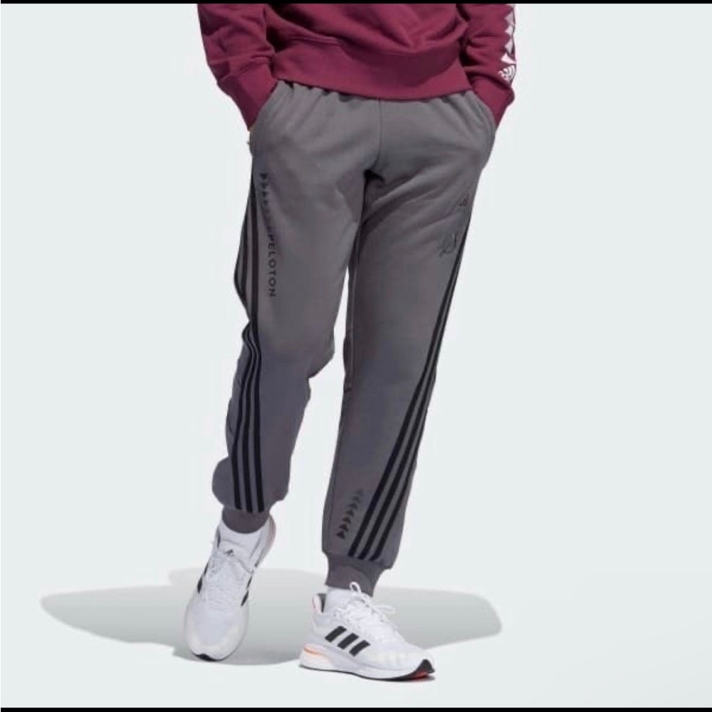 Adidas Men's Gray Jogger Pants